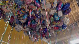Match Highlights Balloons display in Kroger #balloons #helium #heliumballoons #krogerballoons #balloonpop #ballondor 