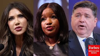 'Unacceptable': Noem Slams Pritzker, Crockett Over Comments Comparing ICE To Nazis And Slave Patrols