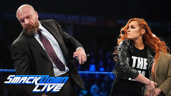 Becky Lynch slaps Triple H: SmackDown LIVE, Feb. 5...