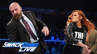 Becky Lynch slaps Triple H: SmackDown LIVE, Feb. 5, 2019