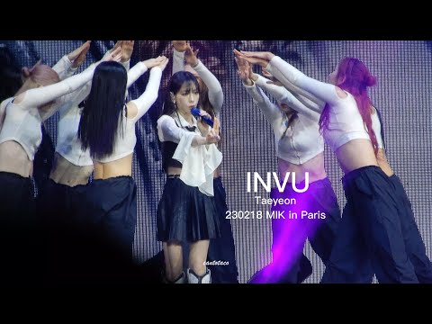 [4k] 230218 Taeyeon - INVU live (MIK in Paris)