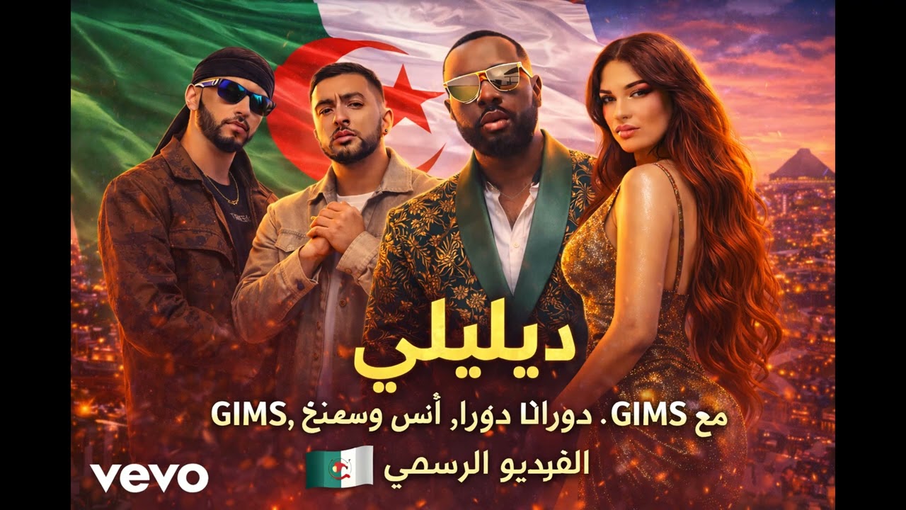 GIMS Ft. Dhurata Dora & Anas, Soolking - Deleli (Official Music)