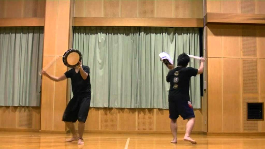 全島エイサー12 中野連合 練習用 締太鼓 Youtube