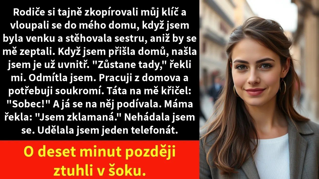 Klíč se otočil hladce, skoro tiše, ale jakmile jsem překročila práh, něco ve mně ztuhlo. Na konferenčním stolku ležel dopis s hlavičkou právnické kanceláře. Otevřela jsem ho a dech se mi zastavil....