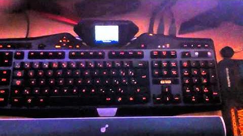 G19 Keyboard with disco light mod