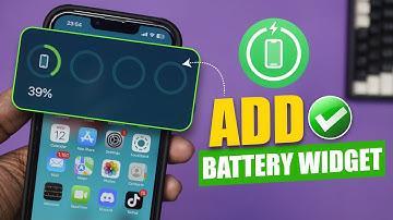 How To Add Battery Widget To iPhone Home Screen | Setup iPhone Battery Widget