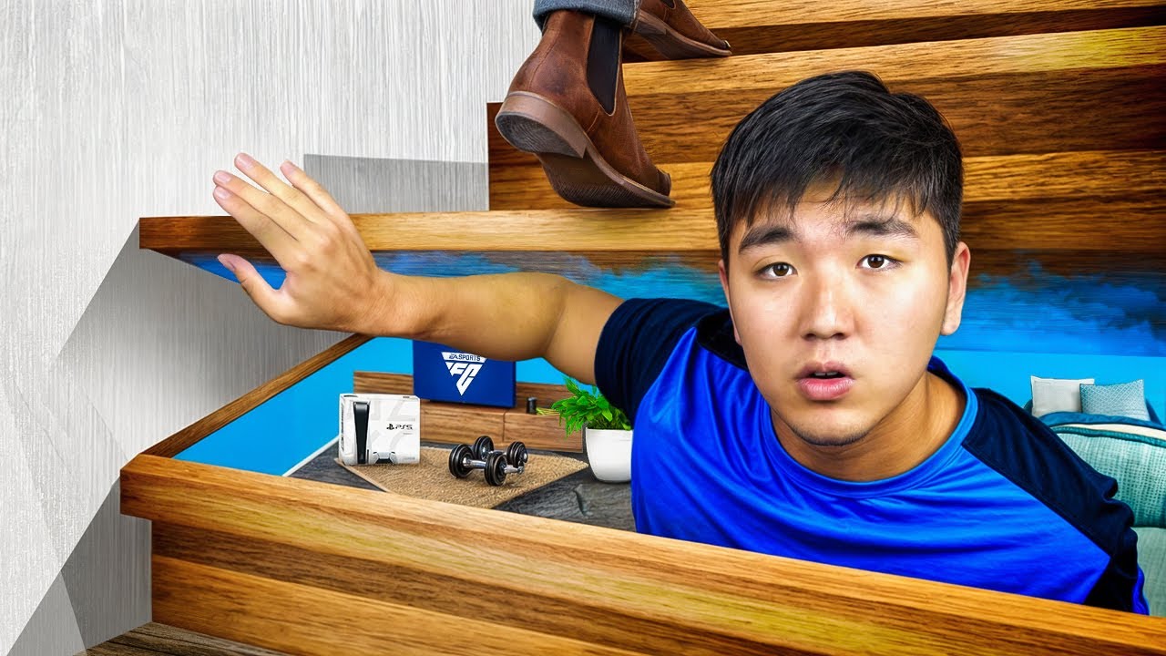 Сіз Ешқашан Таба Алмайтын ҚҰПИЯ Бөлме салып, ТЫҒЫЛЫСПАҚ Ойнадық!