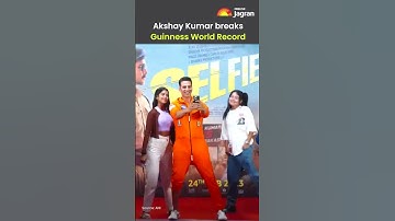 #Viral Video: Akshay Kumar breaks Guinness World Record 🤩 #selfie #selfiemoviesongs