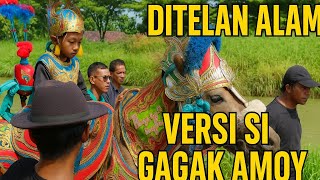 2. Heboh! Kuda Gagak Amoy Diarak Warga, Lagu Ditelan Alam Bikin Merinding