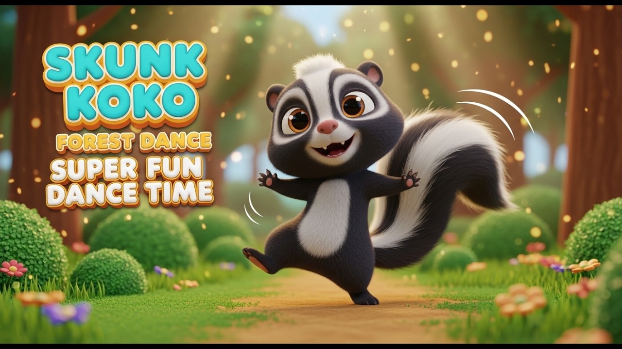Skunk Koko in the Forest! 🦨🎶 | Fun & Dance Kids Song - YouTube