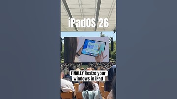 Resize Your Windows in iPad - iPadOS 26 HUGE New Feature
