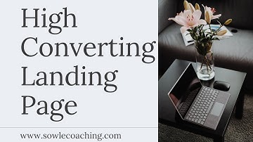 High Converting Landing Page (Grow Your Email List With Opt-In Forms)