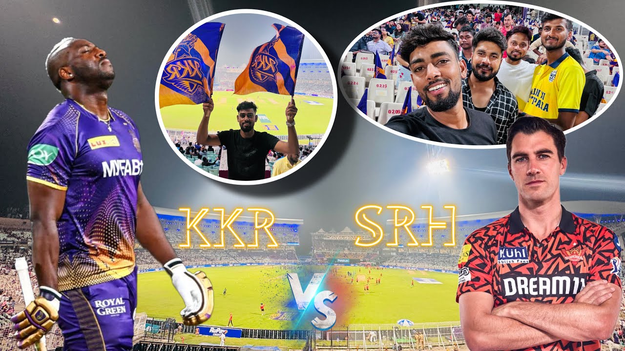 KKR V/S SRH ⚡ | Bittu Maxii At- Kolkata Eden Garden stadium 🏟️ | Full Vlog