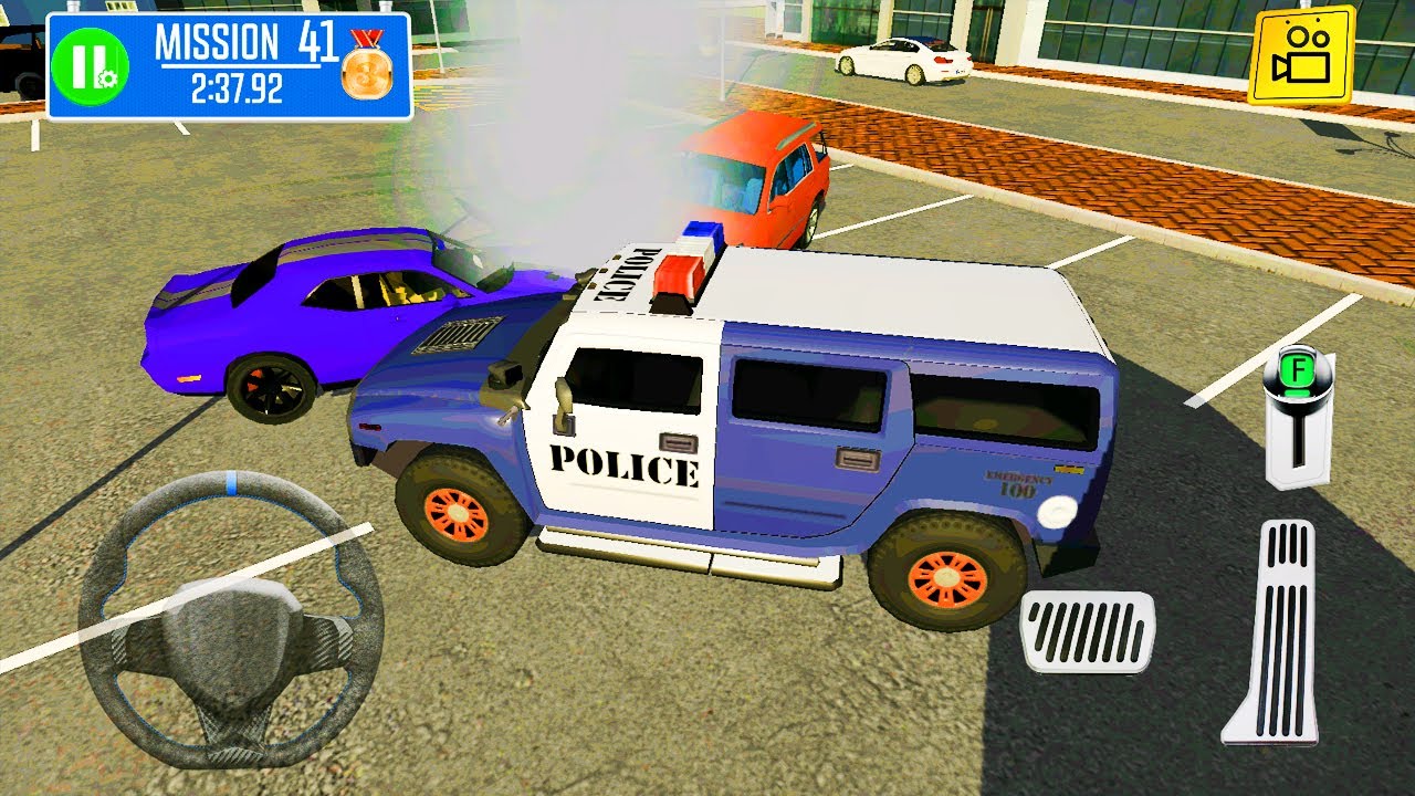 American Police Hummer Jeep - US Police Hummer Car Parking Game | Android Gameplay