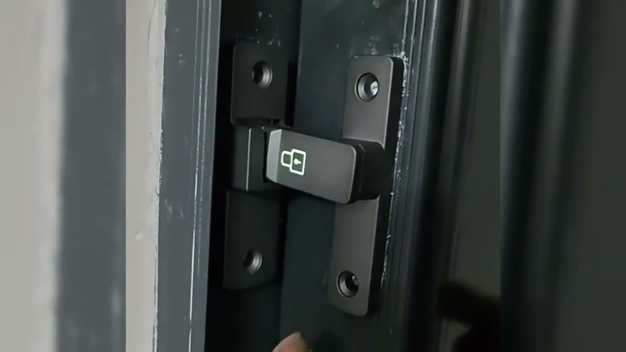 90° Antirrobo Enganche De Puerta Cerrojo Sin Taladrar