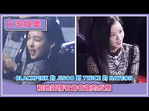 BLACKPINK 的 Jisoo 對 TWICE 的 Nayeon 和她調情有最有趣的反應