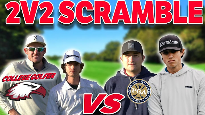 Intense 2v2 Scramble | College Golfers