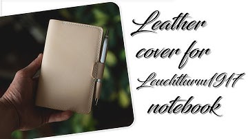 Leather cover for Leuchtturm1917 pocket and Moleskine pocket