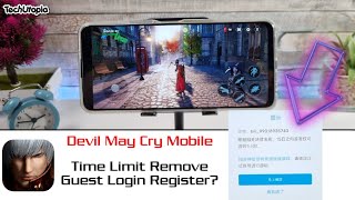 How to Remove Time Limit in Devil May Cry Mobile Android Game? Guest login expired fix bind account? screenshot 4