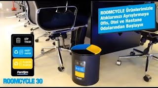 Masa Altı Geri Dönüşüm Kutusu  / Roomcycle Masa Altı Sıfır Atık Kovası