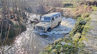 Sin vadeo no hay paraiso! Mitsubishi Montero vs Land Rover Defender, Portugal 4x4 offroad overland