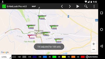 G-NetLook Pro - antenna tilt planning with Tilt Optimizer feature