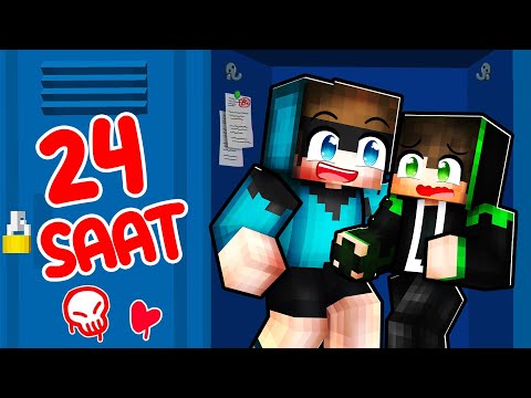 KAAN STYLE 24 SAAT DOLAPTA KİTLİ KALDI -Minecraft