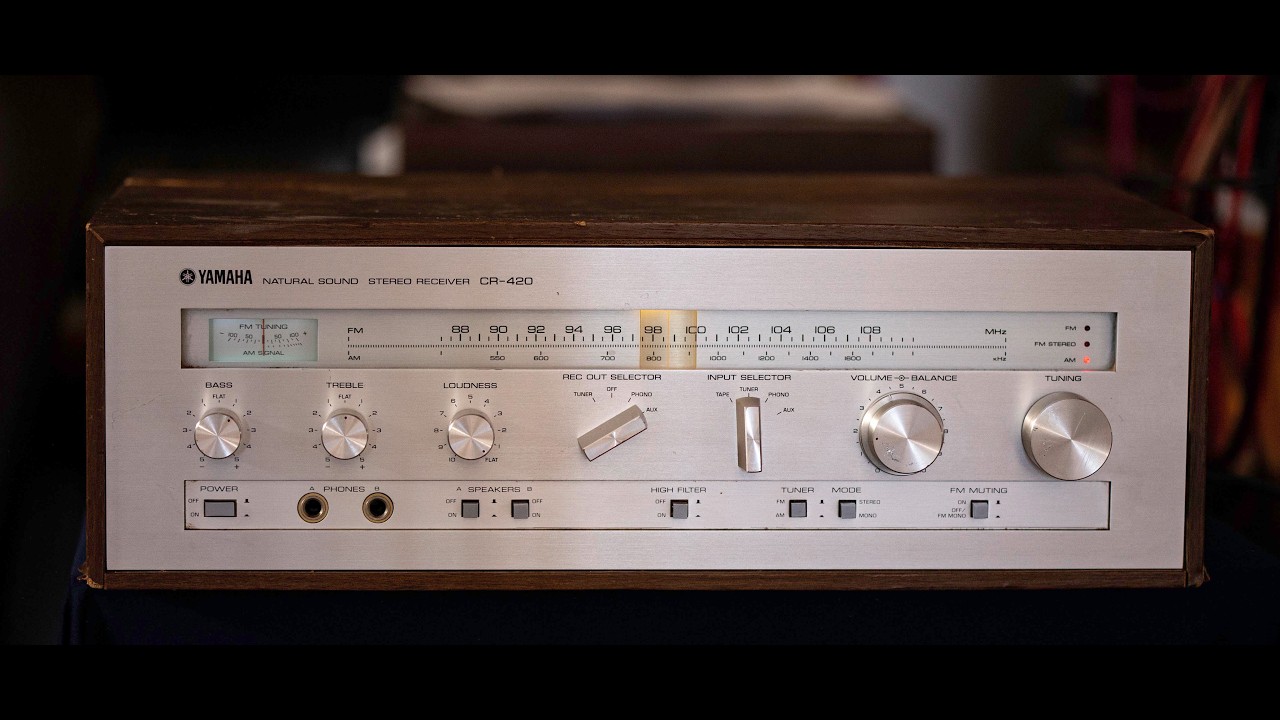 Yamaha CR-420 Stereo Receiver & Using AI to help Repair it
