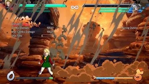 DBFZ - SSJ Goku corner 2M sparking TOD combo (18 Bardock SSJ Goku 3 bar start)