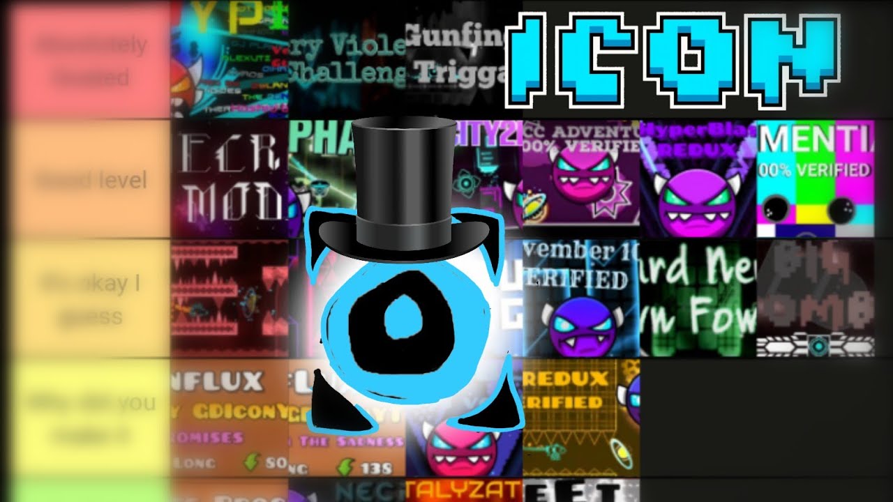 The official GD IcoN level tier list