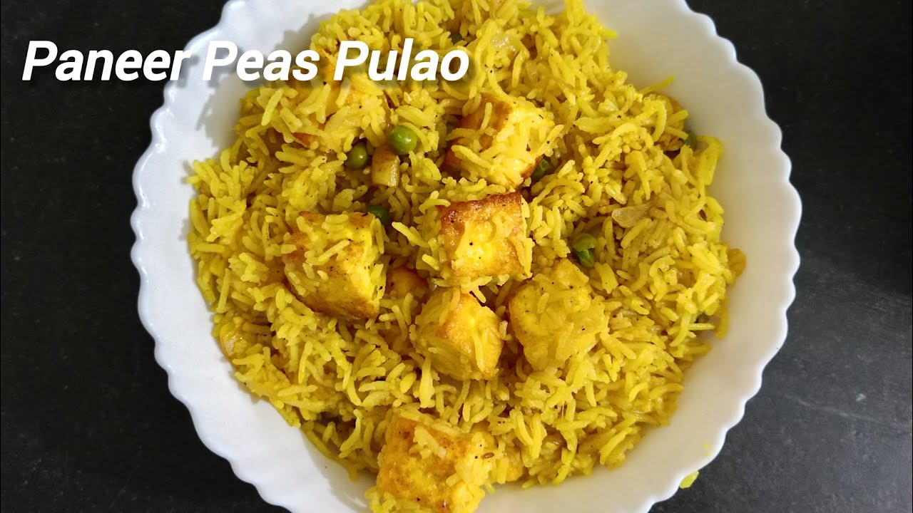 Paneer Peas Pulao Recipe|পনির মটর পোলাও|Easy One Pot Lunch Recipe|Mou's Kitchen 