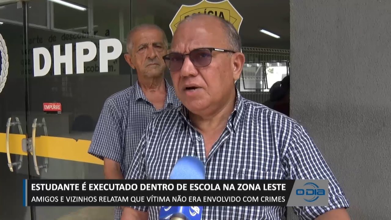 Estudante sem envolvimento com crimes é executado dentro de escola na zona leste 07 11 2023