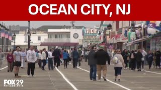 Rainy Memorial Day Weekend kicks off in Ocean City, NJ