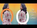 3D Effect in Canva | How to remove Background