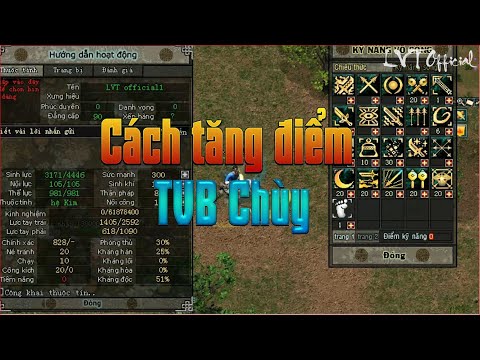 Video Chia Sẽ Cách Tăng Điểm Tiềm Năng Kỹ Năng Môn Phái... - youtube