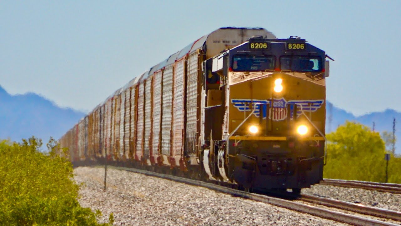 (4K) Railfanning the UP Gila sub day 2 4-8-21