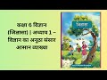 Class 6 science जिज्ञासा chapter 1 विज्ञान का अनूठा संसार | Explanation in Hindi #class6science
