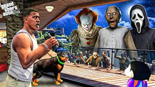 Franklin & Shinchan Attack Jason and Pennywise in Los Santos! 👹🤡 | GTA 5