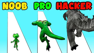NOOB vs PRO vs HACKER | In Kaiju Run | B8 Gamer