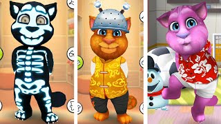 Skeleton costume My Talking Tom Walkthrough Gameplay screenshot 4