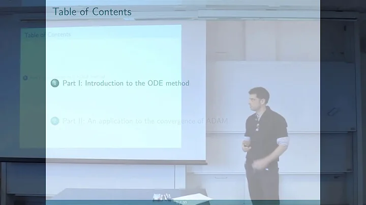 Pascal Bianchi: A dynamical system viewpoint on stochastic approximation methods