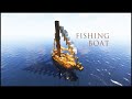 Minecraft  fishing boat tutorial