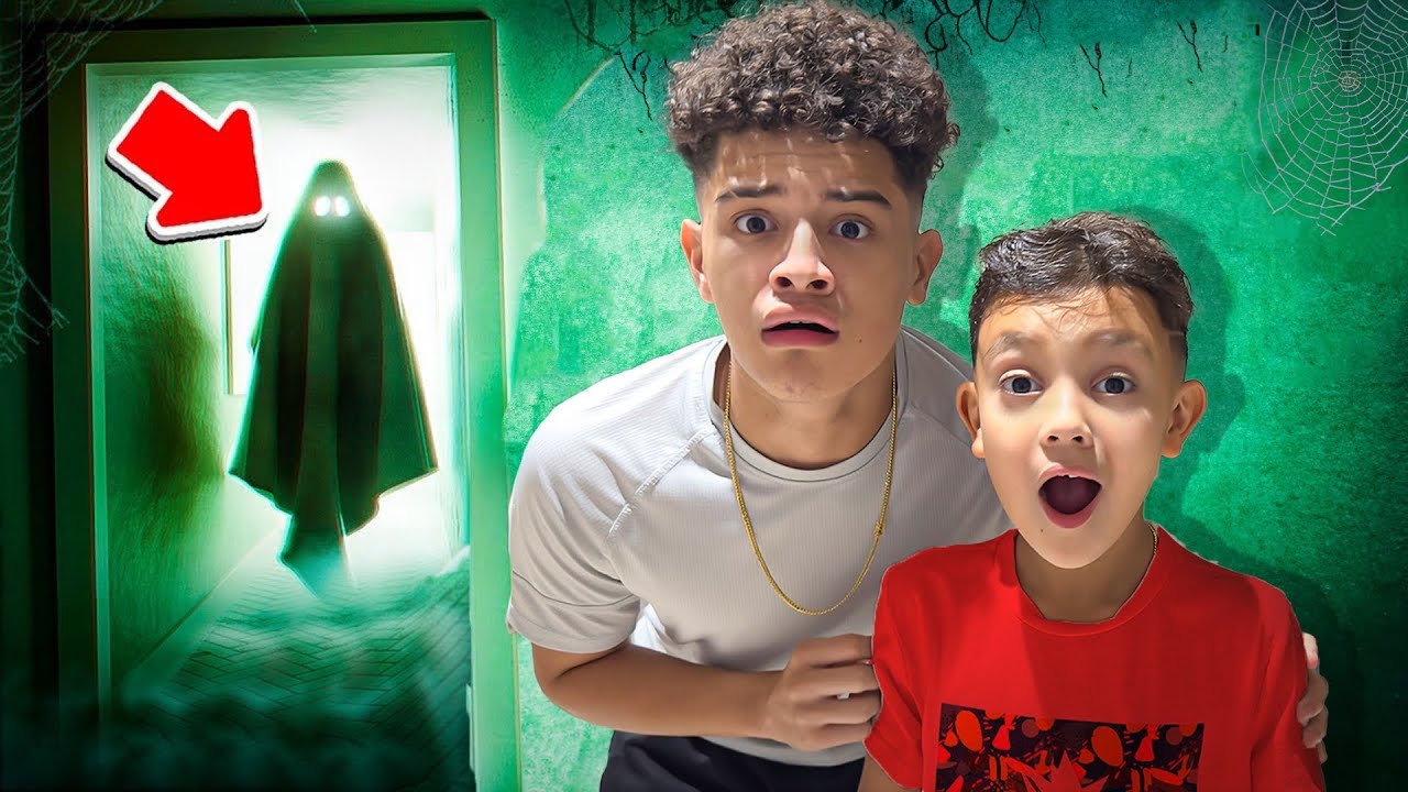 We Saw A GHOST In Our House! - YouTube