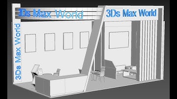 3Ds Max Tutorial (Hindi) [Stall Modeling Design Vray Render + Photoshop (Part 11)]