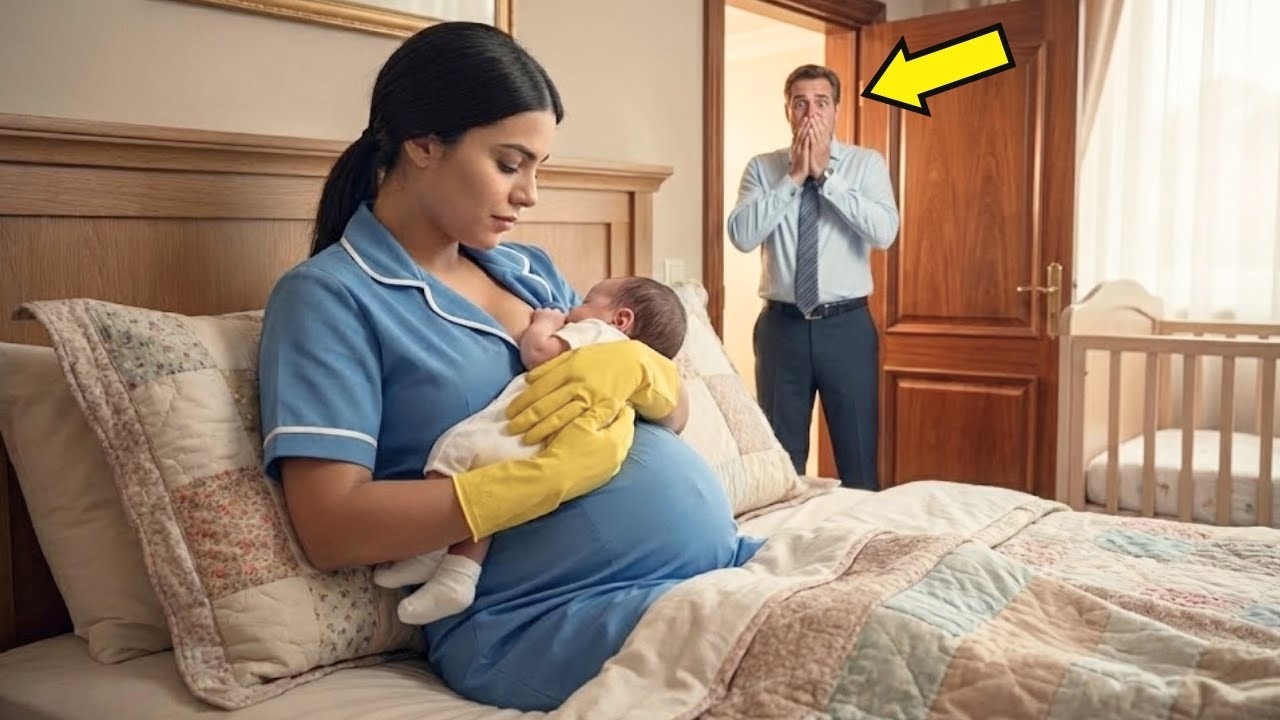 El bebé Millonario no comía nada, Su Empleada Embarazada le dio leche materna y se salvó