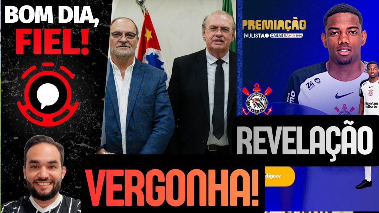 VERGONHA: MAIS UMA VOTAÇÃO SUSPENSA COM CONFUSÃO NO CORINTHIANS / ANDRÉ PREMIADO / BOM DIA FIEL