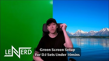 How To Setup Green Screen (DJing Live, Streamlabs, Resolume)