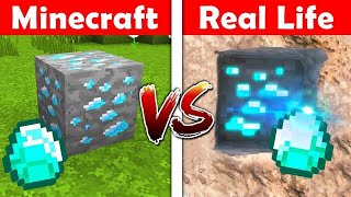 Realistic Minecraft | Real Life vs Minecraft | Realistic Slime, Water, Lava #403