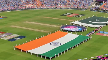 Jana Gana Mana - National Anthem - India vs Pakistan - Narendra Modi stadium - Cricket World Cup