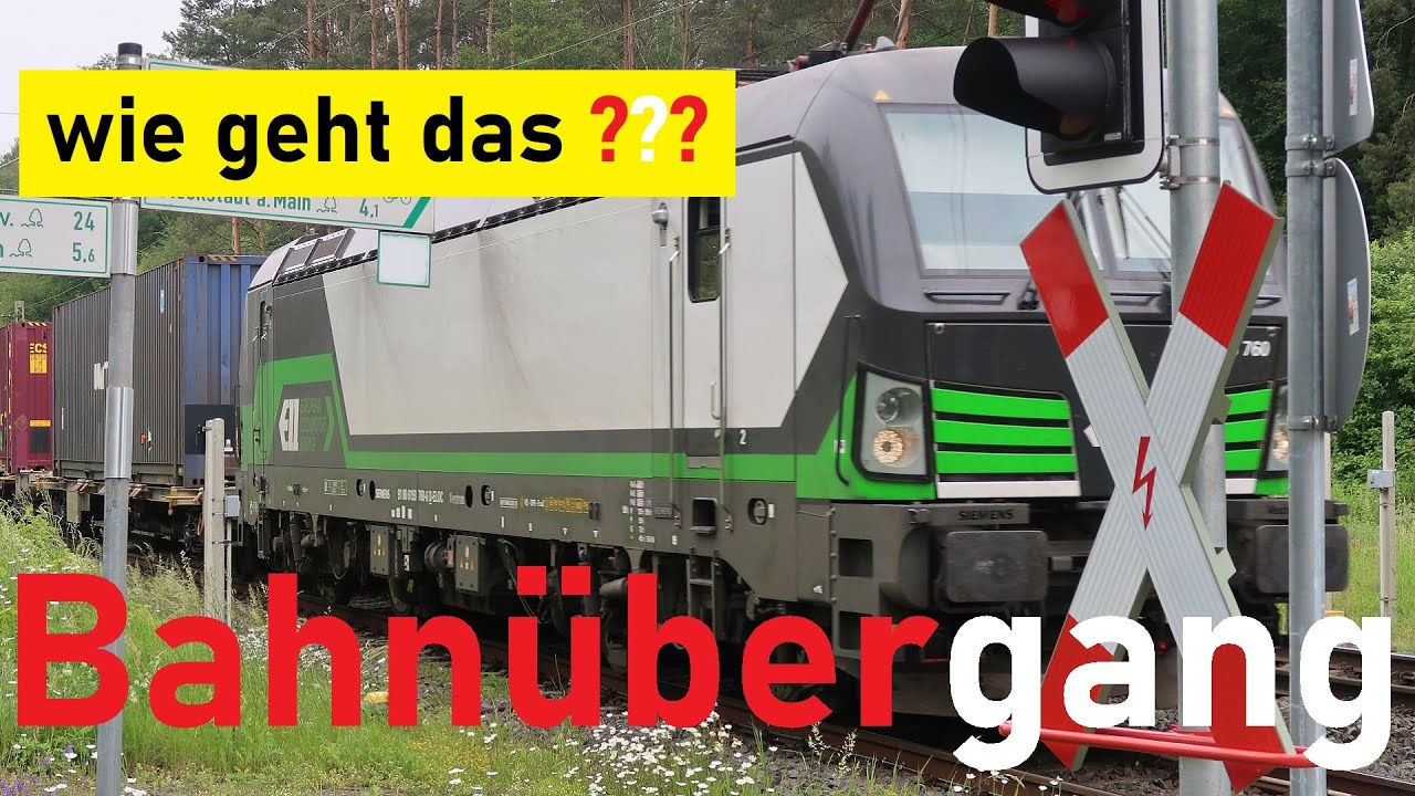 Signalabhängiger Bahnübergang - wie geht das? An einem 0815 BÜ mit Halbschranken erklärt - Alex E AE